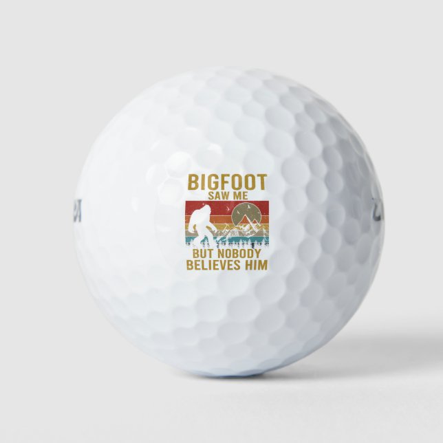 Balles De Golf Bigfoot m'a vu (Devant)