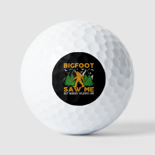Balles De Golf Bigfoot M'A Vu Sasquatch Yeti