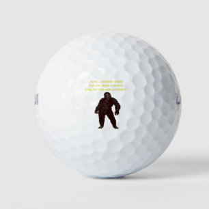 Balles De Golf Bigfoot quitte cache et cherche le jeu