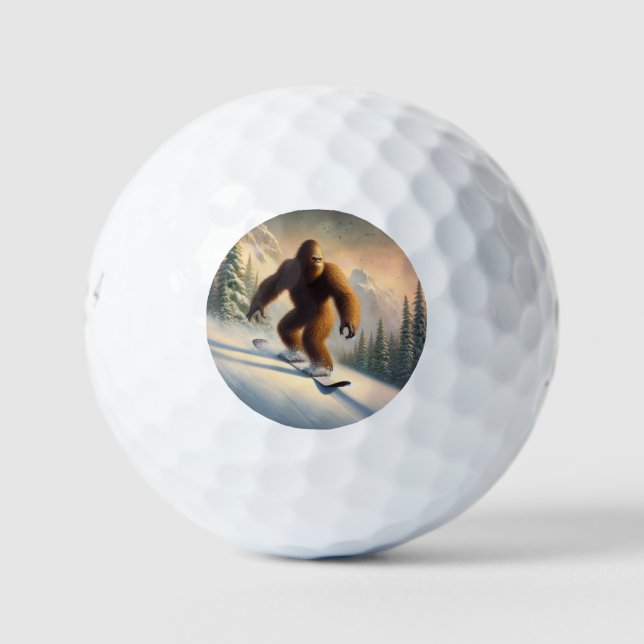 Balles De Golf Bigfoot Snowboard (Devant)