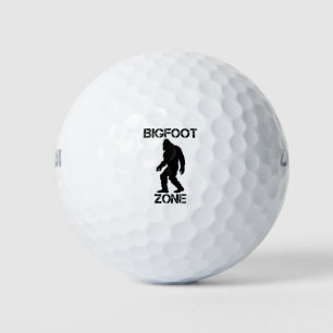 Balles De Golf Bigfoot Zone Funny Bigfoot