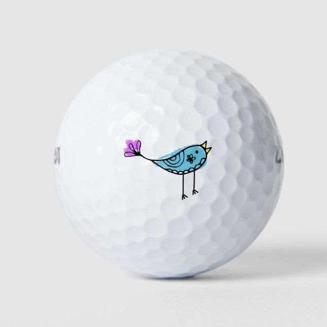 Balles De Golf Birdie Golfball (Devant)