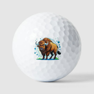 Balles De Golf bison à grandes cornes