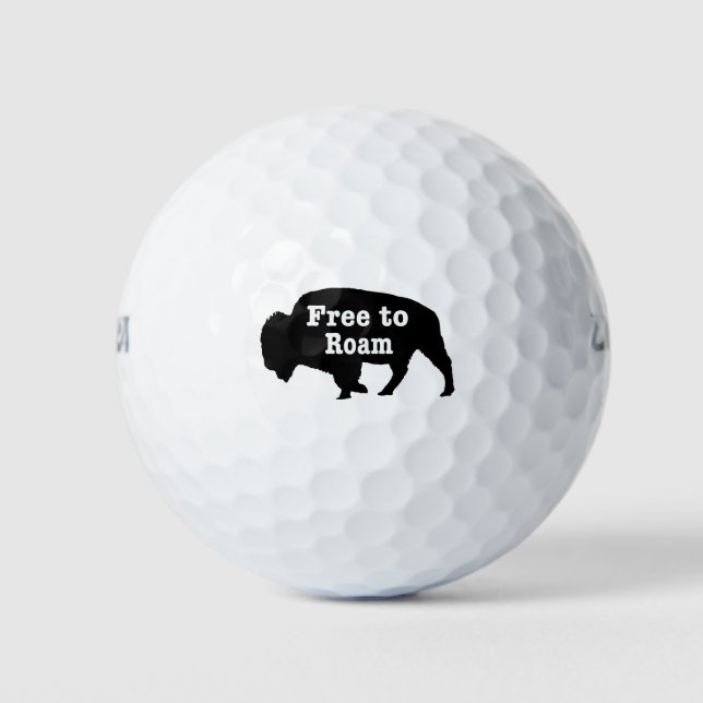 Balles De Golf Bison libre de Roam (Devant)