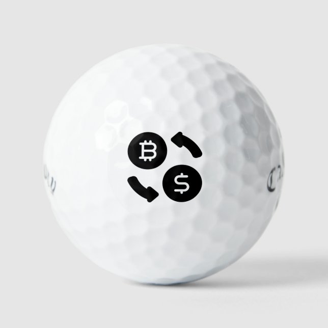 Balles De Golf Bitcoin BS Crypto to US Dollars (Recto)