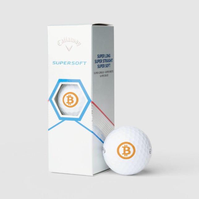 Balles De Golf Bitcoin Golf Balls - Callaway supersoft (Conditionnement)