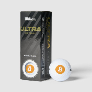 Balles De Golf Bitcoin Logo Golf Balls