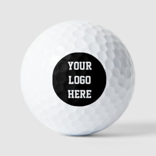 Balles De Golf Black Business Logo Modern Company