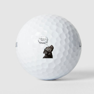 Balles De Golf Black Labrador Retriever Mème Avez-Vous Dit Ball ?