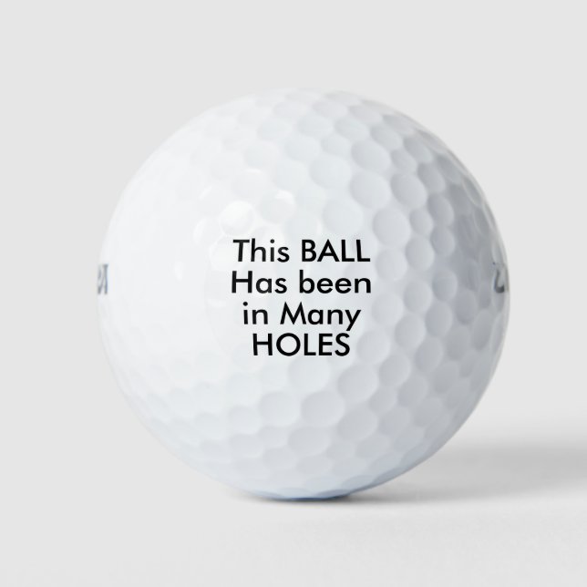 Balles De Golf Blague drôle de golfeur (Devant)