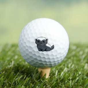Balles De Golf Blaireau miel dessin animé mignon