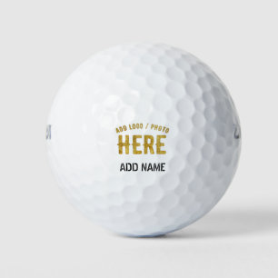 BALLES DE GOLF BLANC PERSONNALISABLE MODERNE DE MARQUE VÉRIFIÉ ST