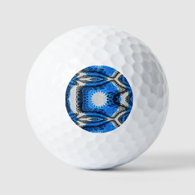 Balles De Golf Bleu atomique (Recto)