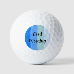 Balles De Golf Bleu du bon matin