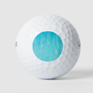 Balles De Golf Bleu Tube Vague Cool Eau Turquoise