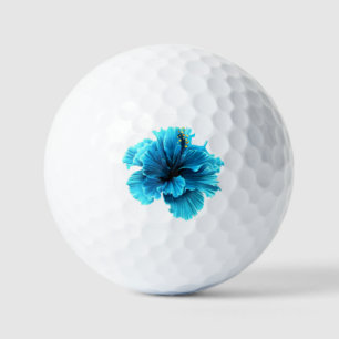 Balles De Golf Blue Floral Golf Balls