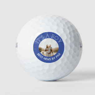 Balles De Golf Blue It a Boy Genre révéler photo Golf Balls