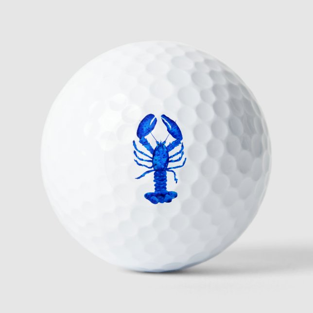 Balles De Golf Blue Lobster (Recto)