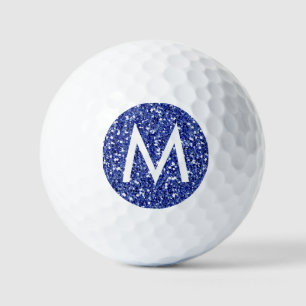 Balles De Golf Blue Sapphire Personnalisé Moderne Initiale