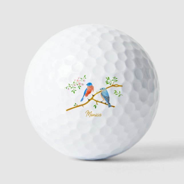 Balles de Golf Bluebirds (Recto)