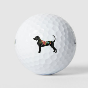 Balles De Golf Bluetick Coonhound Chien race Boho Silhouette
