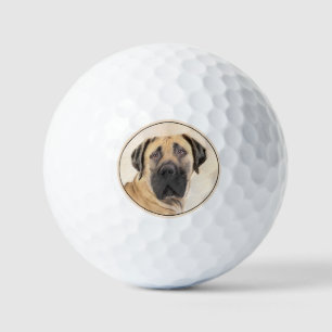 Balles De Golf Boerboel Peinture - Cute Original Chien Art