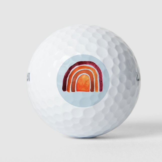 BALLES DE GOLF BOHO RAINBOW GOLF BALLS (Devant)