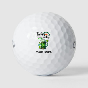 Balles De Golf Boire le jour de la Saint-Patrick sur le thème de 