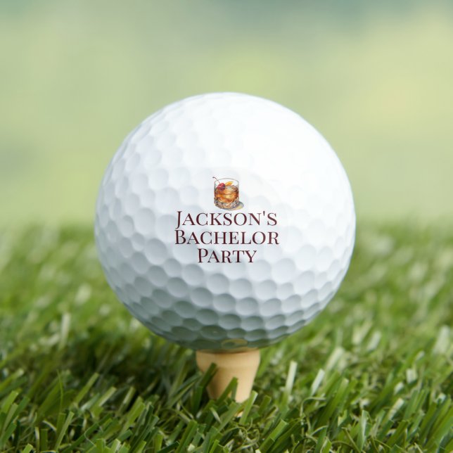 Balles De Golf Boisson Old Fashioned personnalisée pour enterreme (T-shirt Insitu)