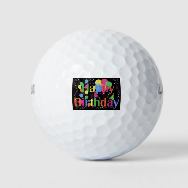 Balles De Golf Bonne 🎂 d'anniversaire (Devant)