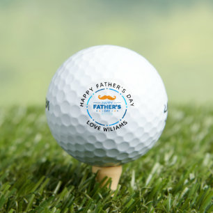Balles De Golf Bonne Fête des pères Meilleur Papa Par Par Parmis