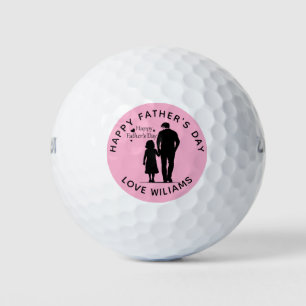 Balles De Golf Bonne Fête des pères Meilleur Papa Par Par Parmis