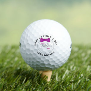 Balles De Golf Bonne Fête des pères Meilleur Papa Par Par Parmis