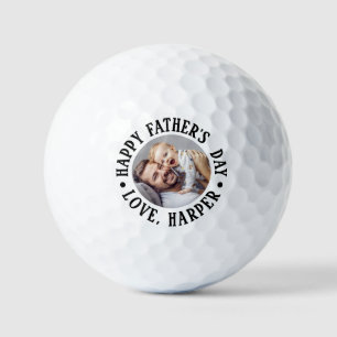 Balles De Golf Bonne Fête des Pères Photo