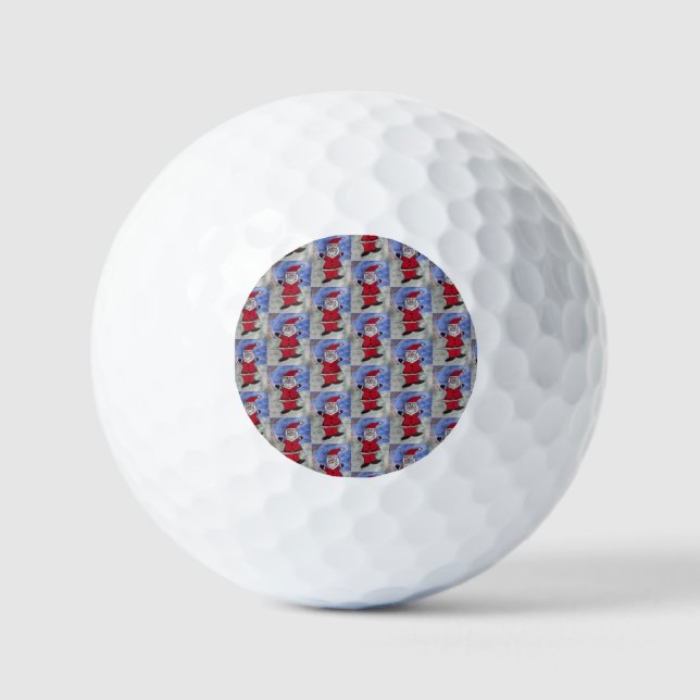 Balles De Golf Bonne Père Noël (Recto)