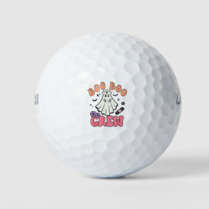 Balles De Golf Boo Boo Crew Ghost Doctor Paramedic Nurse Hallowee