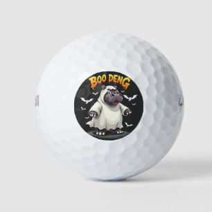 Balles De Golf Boo Deng Ghost Baby Pygmy Hippo Moo Deng Halloween