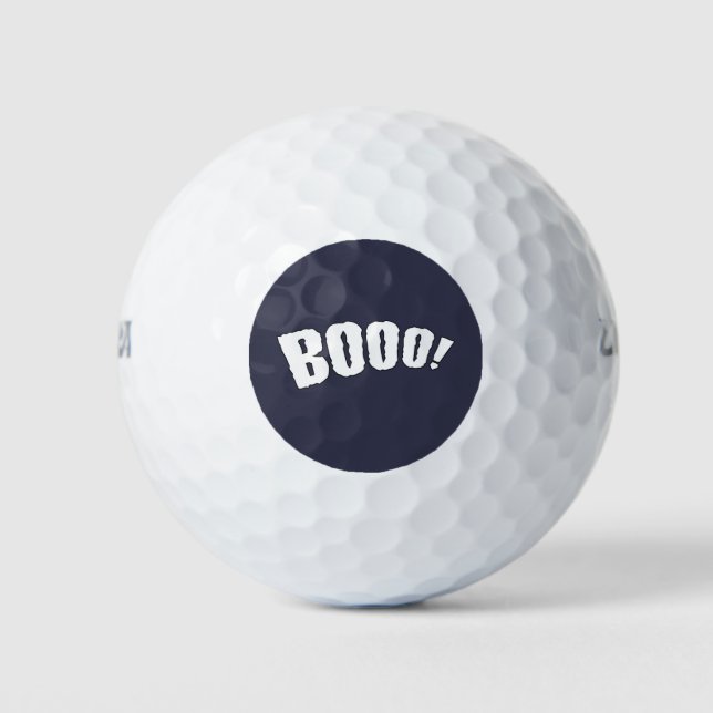 Balles De Golf Booo Funny Graphic booo (Devant)