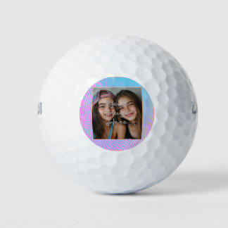 Balles De Golf Bordure photo de la bande Vaporwave Cute Pastel