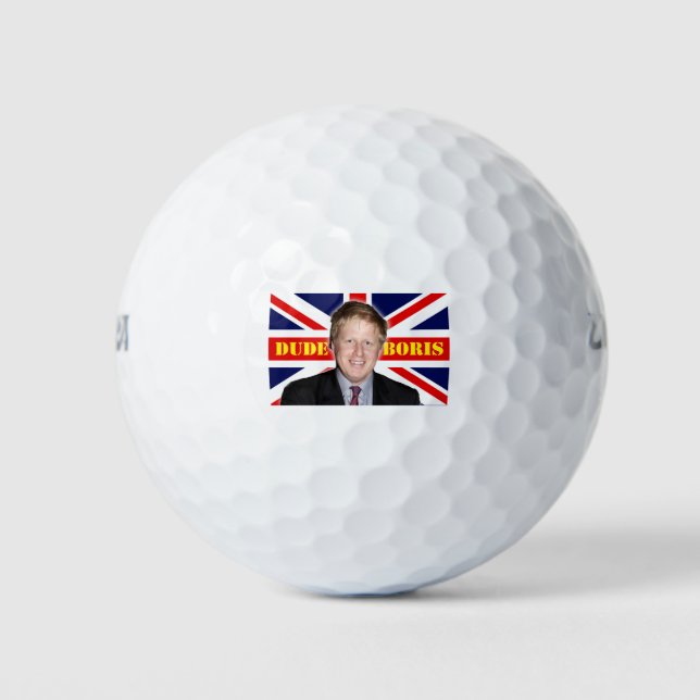Balles De Golf Boris Johnson DUDE (Devant)