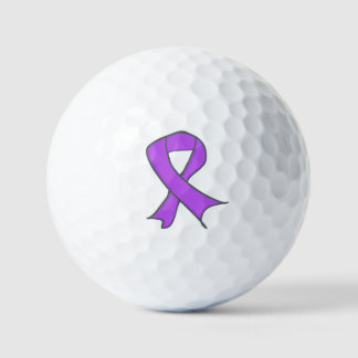 Balles De Golf Boucle de conscience de lavande comme symbole