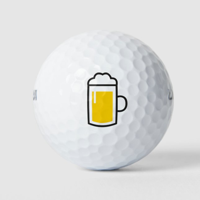Balles De Golf Boule de golf avec bière (Devant)