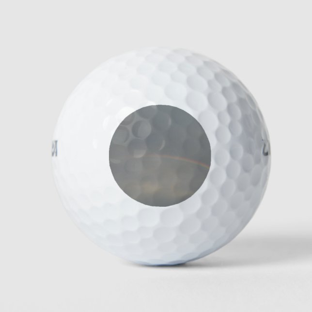 Balles De Golf Boule de golf avec la photo Rainbow dessus (Devant)