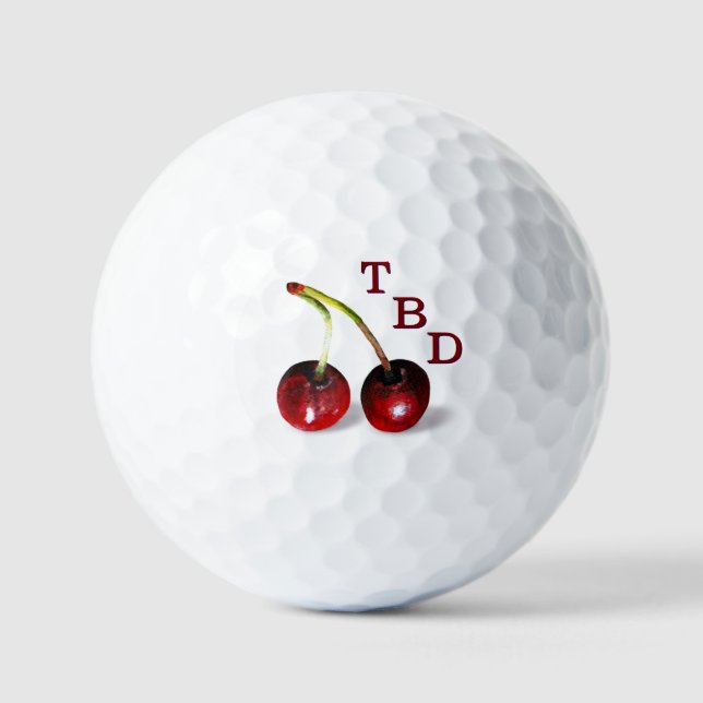 Balles De Golf Boule de golf de Cherries (Recto)