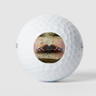 Balles De Golf Boule de golf de l'amiral rouge papillon