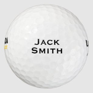 Balles De Golf Boule de golf de nom complet personnalisée
