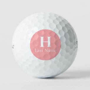 Balles De Golf Boule de golf personnalisée Cercle saumon (3) HAMb