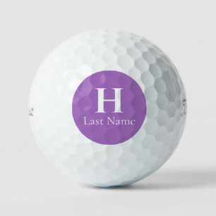 Balles De Golf Boule de golf personnalisée Lavender Circle (3) HA