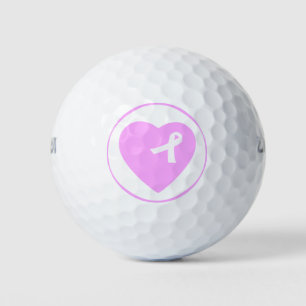 Balles De Golf Boule de golf rose de conscience de cancer du sein