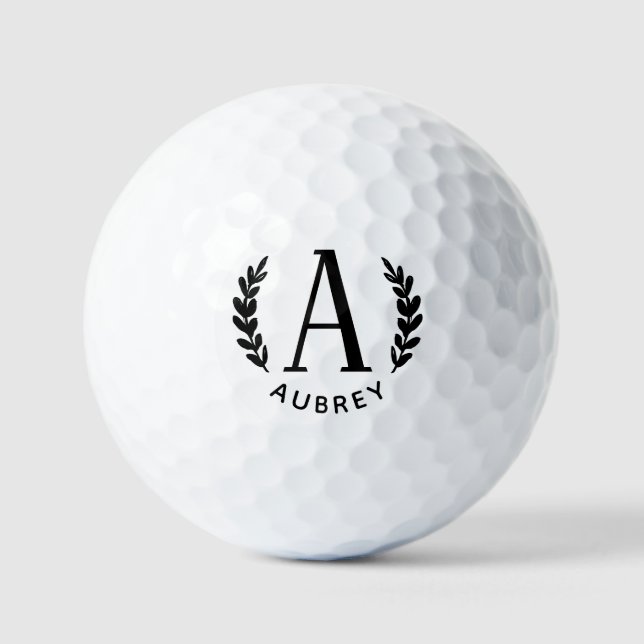 Balles De Golf Boule de golf Unisex Monogram (Recto)